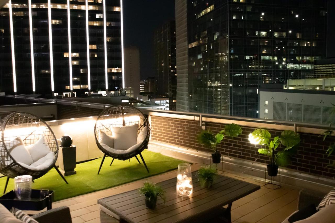 ダラスDowntown Luxe Skyline Haven.アパートメント エクステリア 写真
