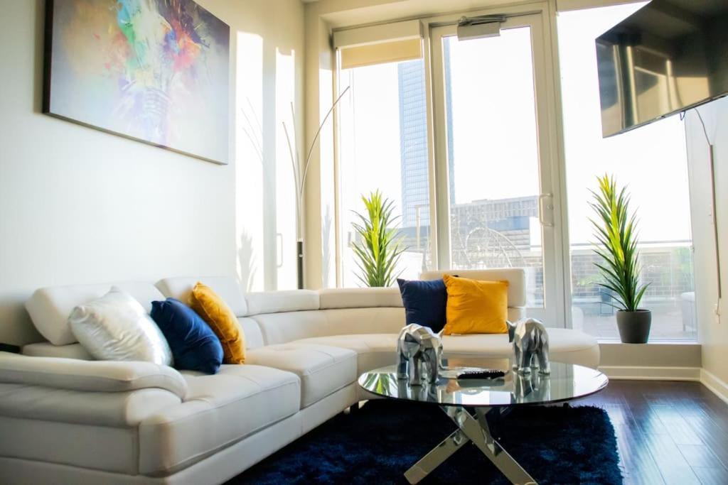 ダラスDowntown Luxe Skyline Haven.アパートメント エクステリア 写真